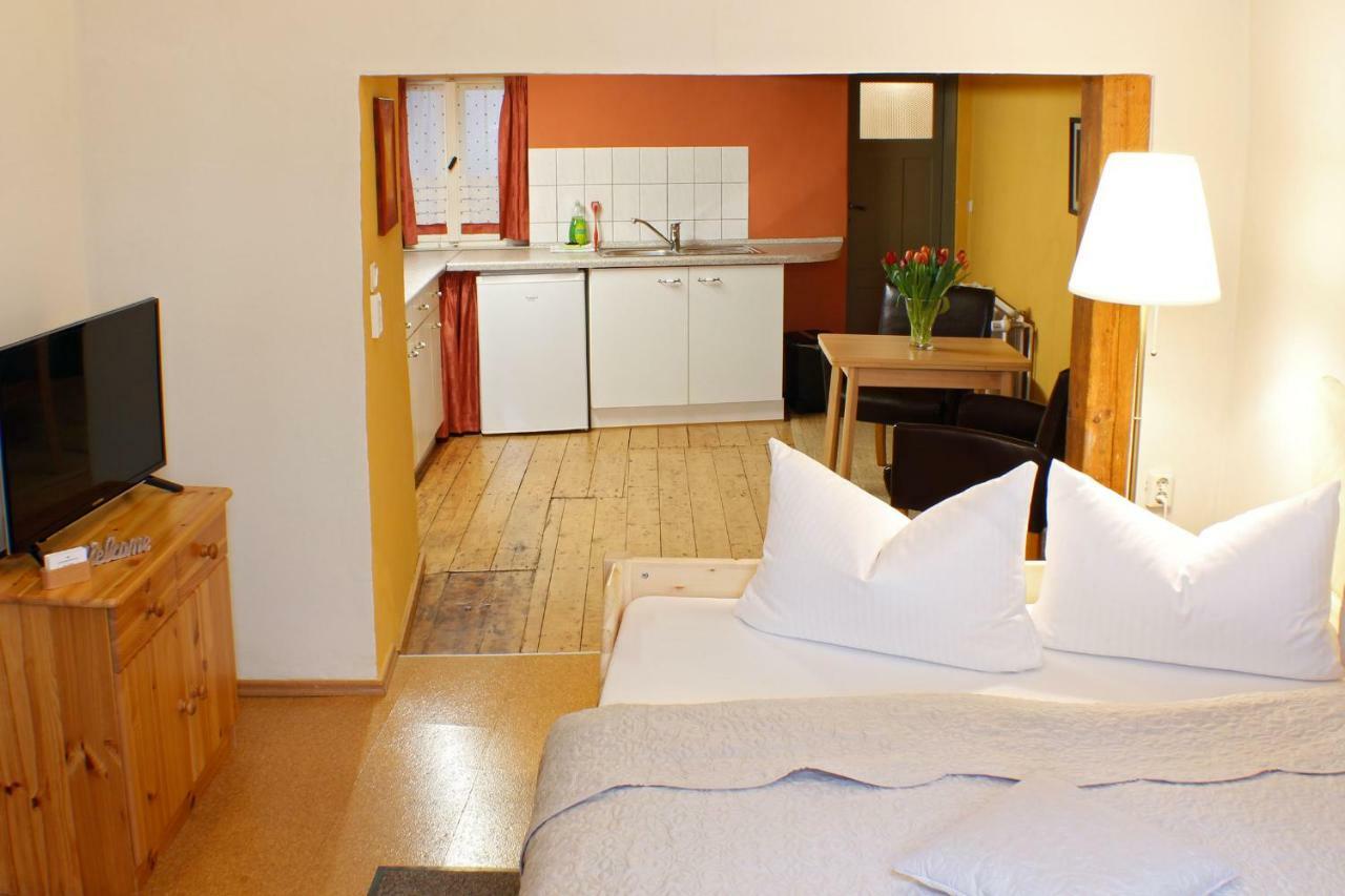 Ferienwohnung Im Damm เควดลินบวร์ก ภายนอก รูปภาพ